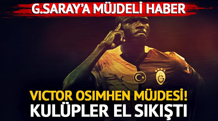 Galatasaray'a Victor Osimhen'den müjdeli haber geldi!