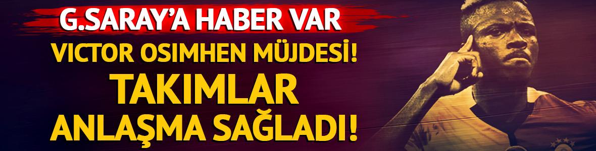 Galatasaray'a Victor Osimhen'den müjdeli haber geldi!