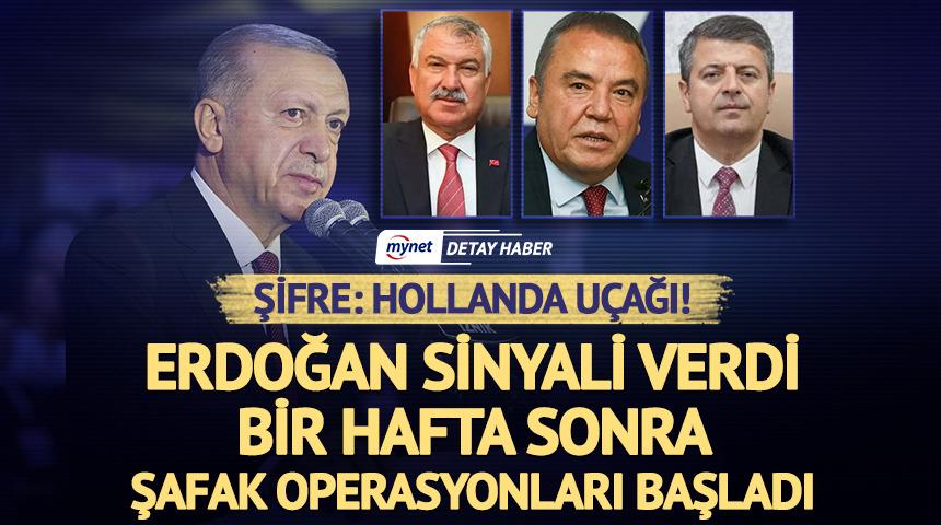 Şifre: Hollanda uçağı! Cumhurbaşkanı Erdoğan sinyali vermişti...