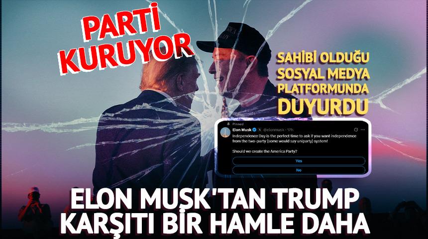 Elon Musk'tan Trump karşıtı bir hamle daha...