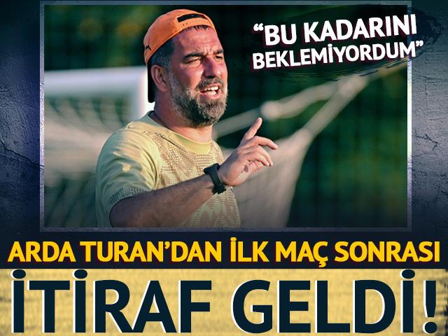 Shakhtar Donetsk'te Arda Turan, ilk maçı sonrası itirafta bulundu! "Bu kadarını beklemiyordum"