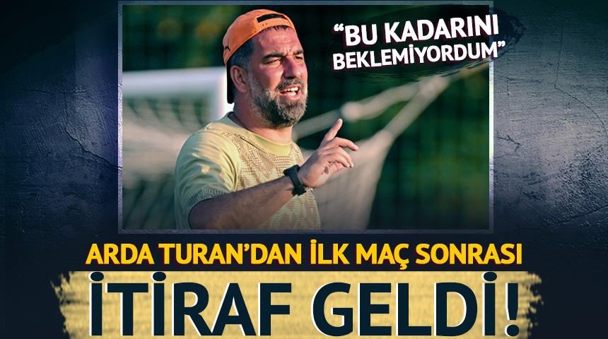 Shakhtar Donetsk'te Arda Turan, ilk maçı sonrası itirafta bulundu! "Bu kadarını beklemiyordum"