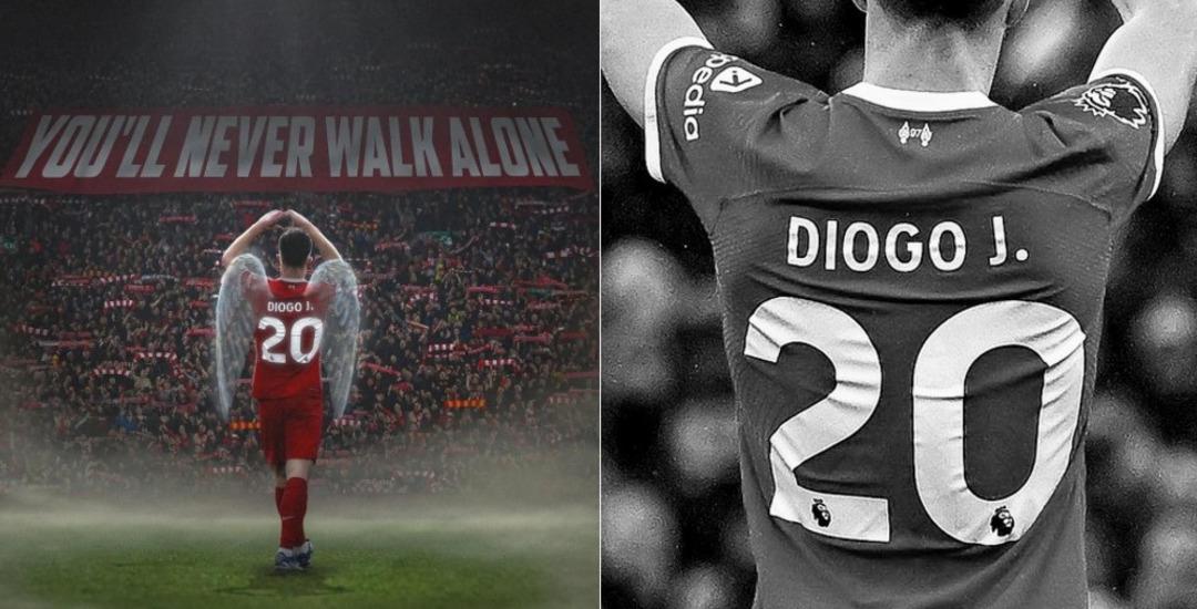 Liverpool un yıldızı Diogo Jota, son yolculuğuna uğurlandı! Yakın arkadaşı tabutunu taşırken gözyaşlarına boğuldu 7