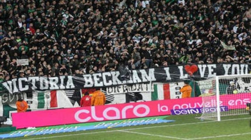 Beckham'a ilgin&ccedil; pankart!