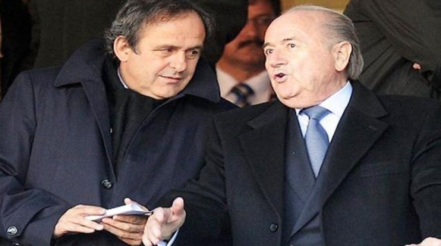 Platini sert &ccedil;ıktı!