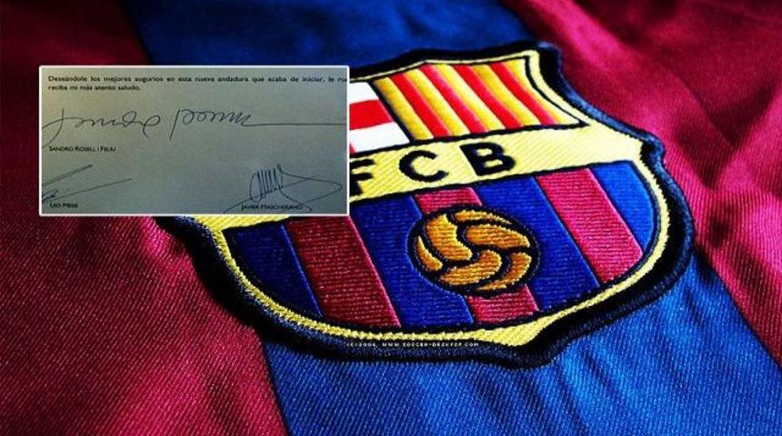 Barcelona'dan yeni Papa'ya davet!