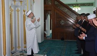 Diyanet İşleri Başkanı Erbaş Şırnak'ta, orman yangınlarının sona ermesi için dua etti