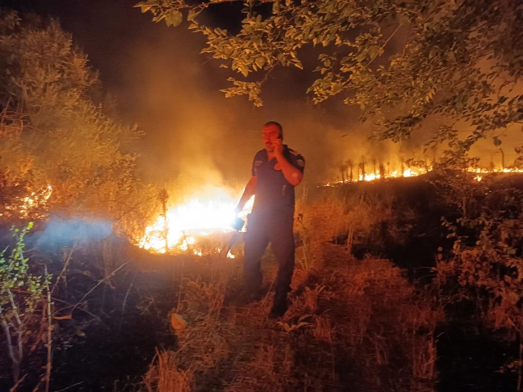 Yer Bursa... Otluk alanda çıkan yangın ormana sıçradı! 2