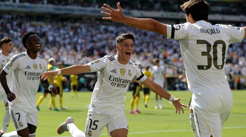 Arda Güler'in iki asist yaptığı maçta Real Madrid yarı finale yükseldi