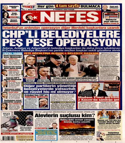 Nefes
 Gazetesi oku