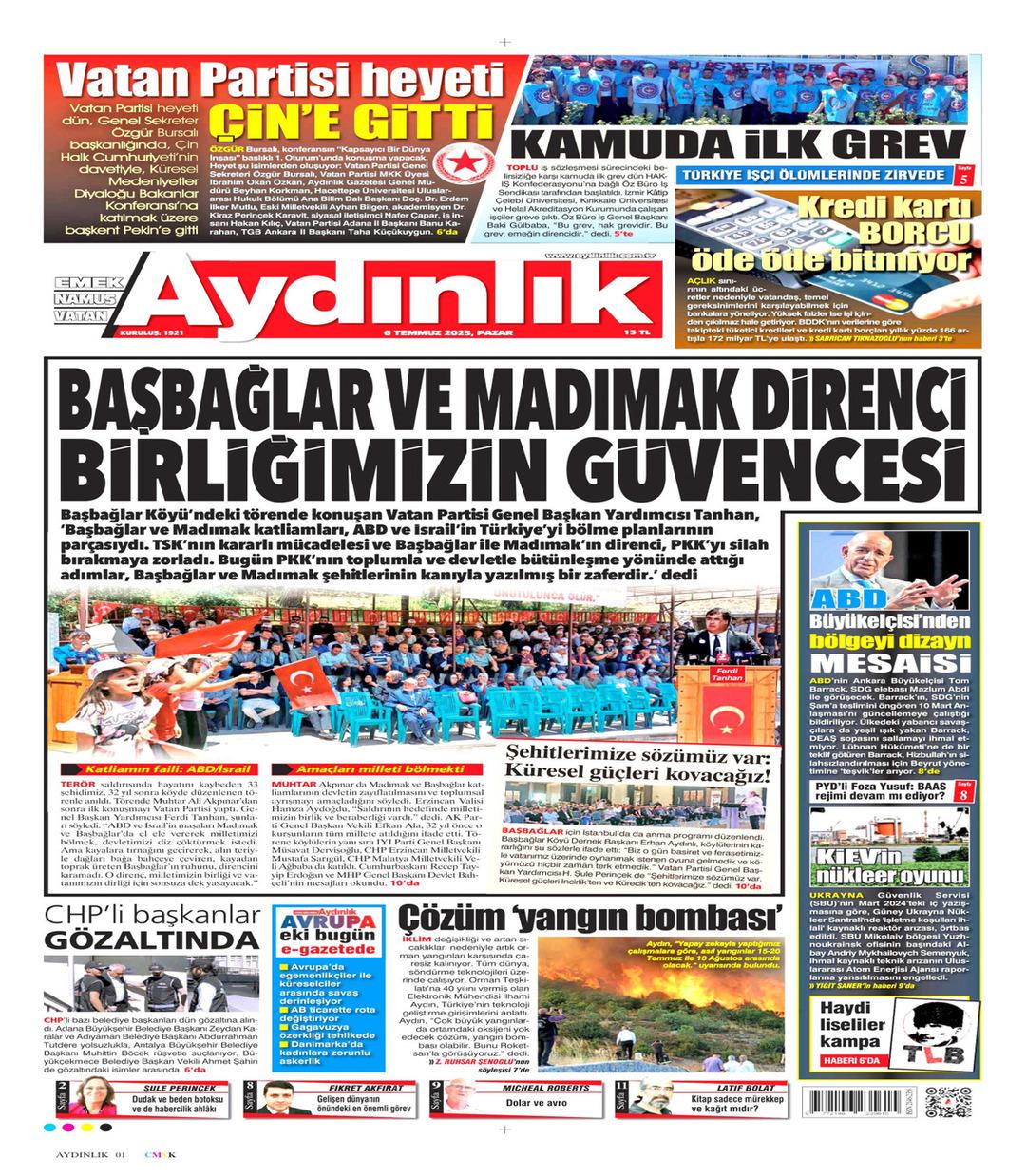 Aydınlık Gazetesi