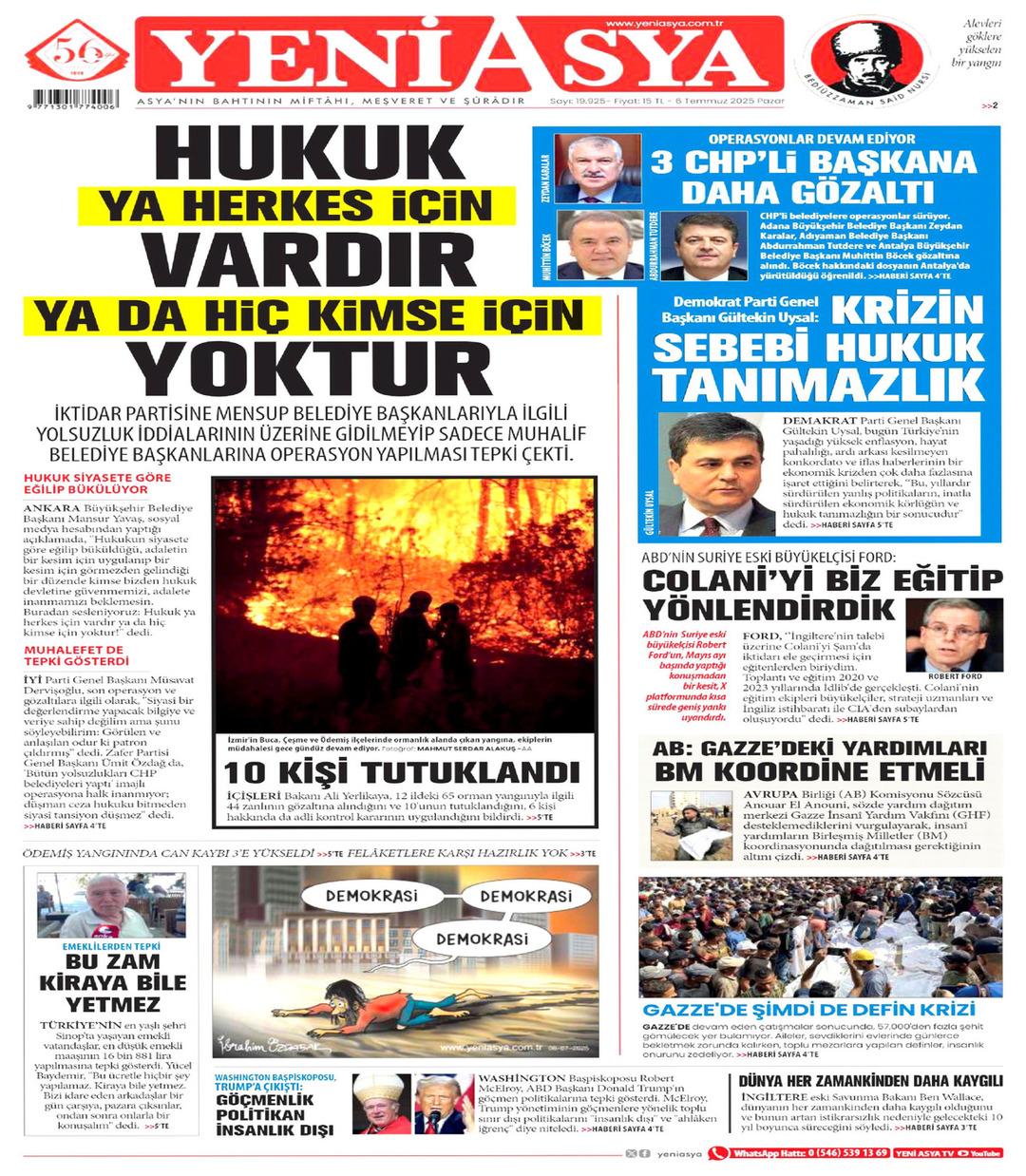 Yeni Asya Gazetesi