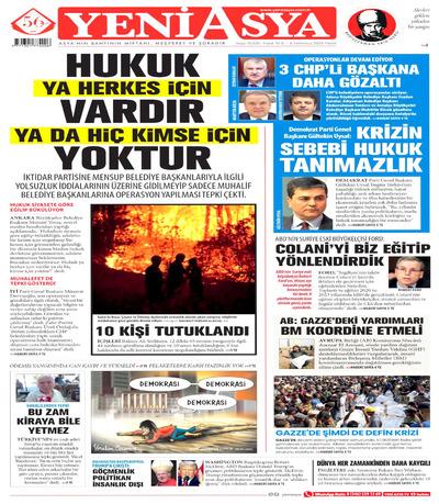 Yeni Asya
 Gazetesi oku
