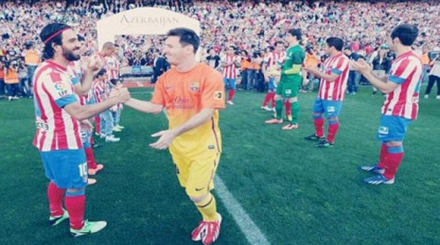 Arda ve Messi'nin samimi tokalaşması