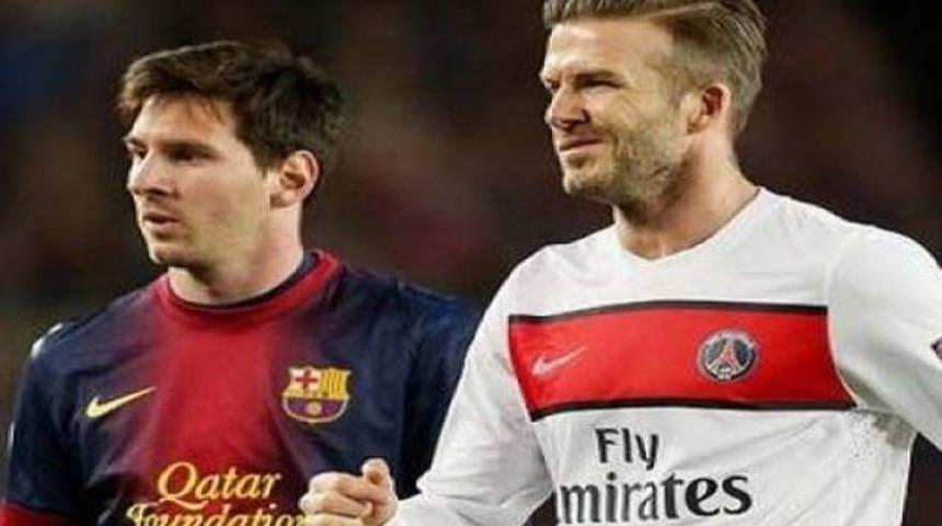 Beckham: ''Messi bana &ccedil;alım attığında bu kararı aldım''