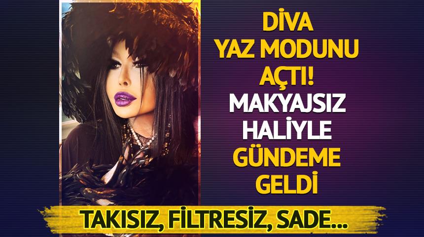 Takısız, makyajsız, sade... Diva'nın bu hali olay oldu
