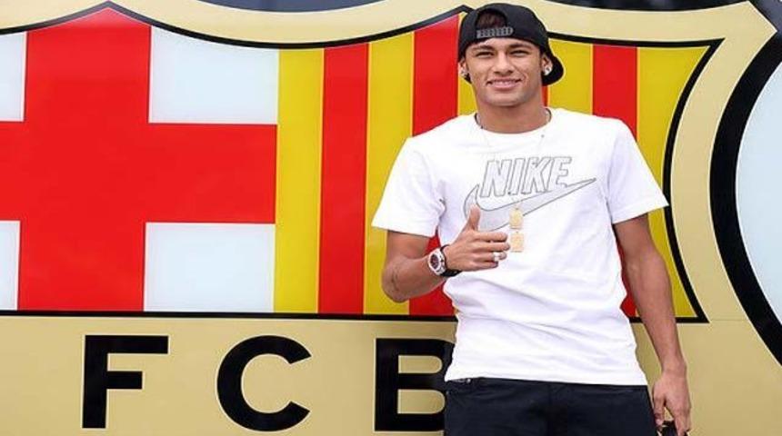 Neymar Barcelona'ya geldi!