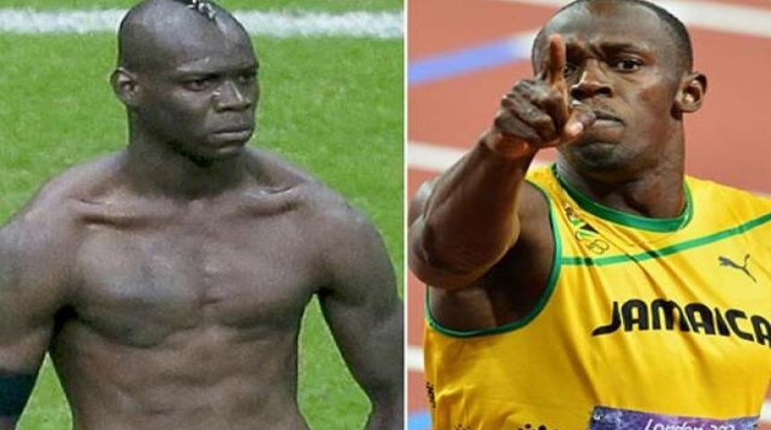 Bolt ile Balotelli'den s&ouml;zl&uuml; kapışma!