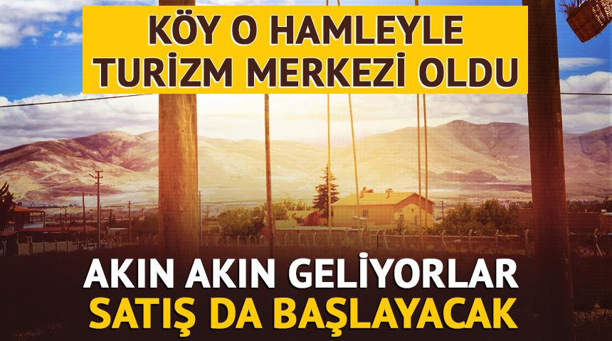 Köy o hamleyle turizm merkezi oldu! Akın akın geliyorlar, satış da başlayacak