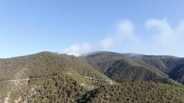 Kastamonu-Çankırı sınırında yangın! Ekipler sevk edildi