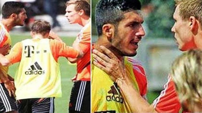 Emre Can ile Badstuber birbirine girdi (Video)