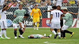 Nuri Şahin rakibinin çenesini kırdı..!