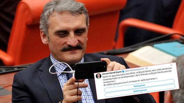 Cumhuriyet'i hedef aldı, tepki çekti! Eski AK Partili vekilden 'hesaplaşma' paylaşımı