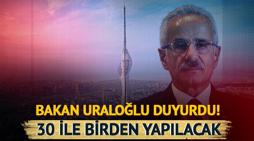 Bakan Uraloğlu duyurdu! 30 büyükşehirde kurulacak... Detaylarını açıkladı