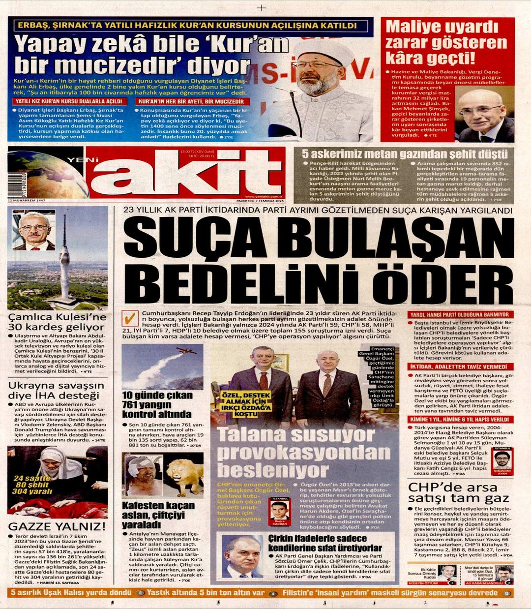 Yeni Akit Gazetesi