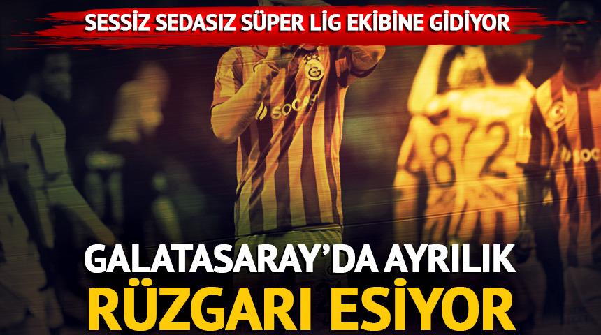 Galatasaray'da sessiz sedasız ayrılık!