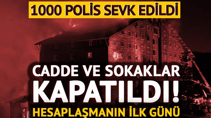 Kartalkaya faciasında ilk hesaplaşma! Bir cadde 4 sokak kapatıldı... 1000 polis sevk edildi