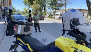 Kütahya’da dron destekli trafik denetimi