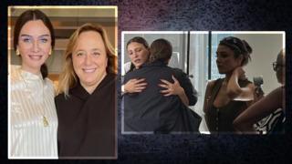 Ayşe Barım'ın ilk duruşması için ünlüler akın etti: Serenay Sarıkaya, Birce Akalay, Hande Erçel...