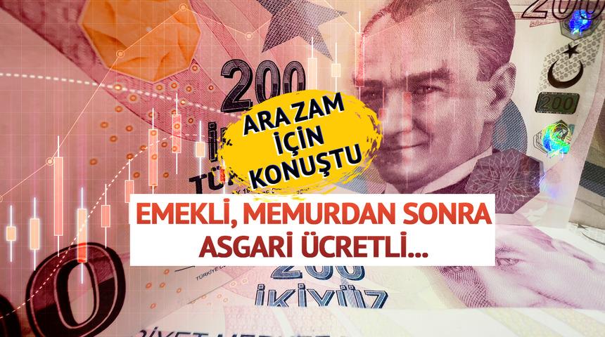 Asgari ücret zammı için net konuştu! 'Bunun üzerinde...'