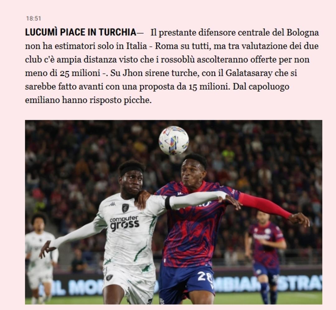Galatasaray dan stopere dev takviye hazırlığı! Jhon Lucumi için resmi teklif bile yapıldı...  1