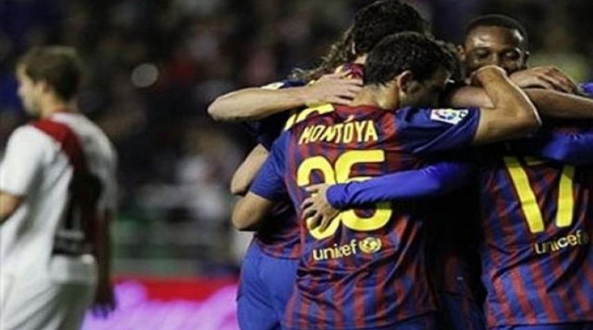 Bar&ccedil;a '7' bitirdi