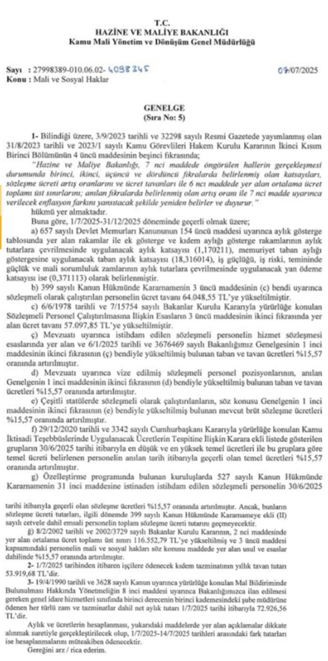 Bakan Şimşek imzaladı! Memur zammından bedelli askerlik ücretine kadar... Tüm zamlar kesinleşti 4