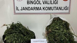 Bingöl'de 17 kilo 936 gram esrar ele geçirildi