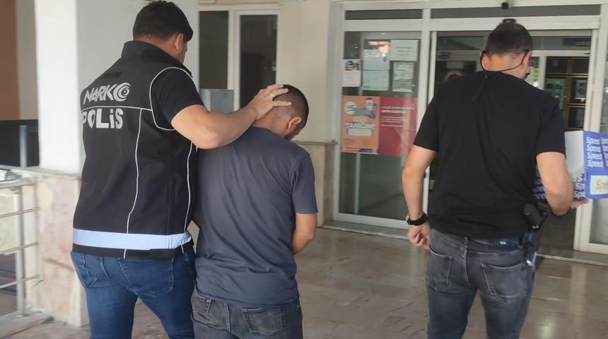 Konya'da uyuşturucu operasyonunda yakalanan şüpheli tutuklandı