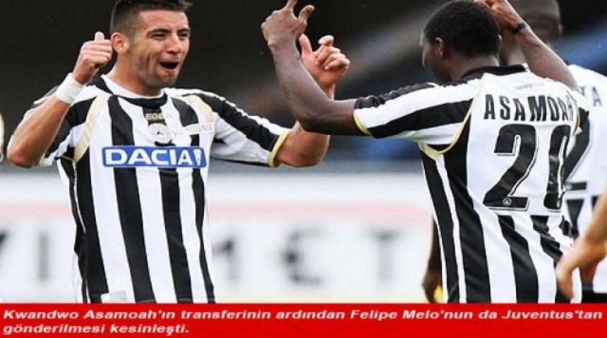 Isla ve Asamoah geldi, Melo'ya kapı g&ouml;r&uuml;nd&uuml;