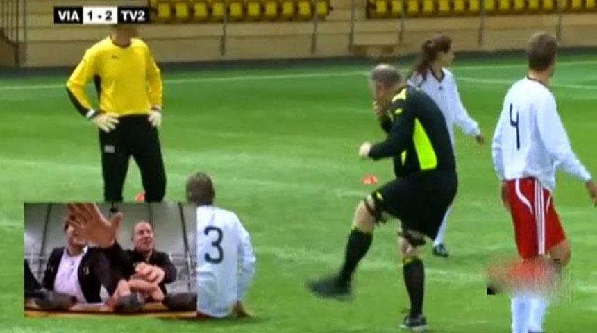 Elektroşok futbolu (Video)