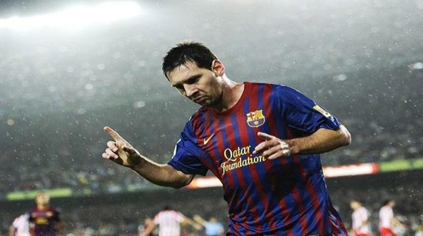 Bar&ccedil;a Messi'yle coştu! (Video)