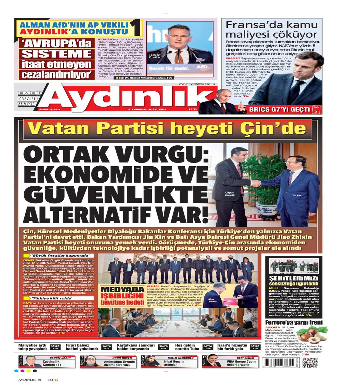 Aydınlık Gazetesi
