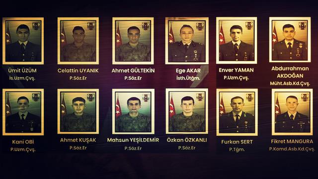 2 dakika arayla şehit düşmüşler!