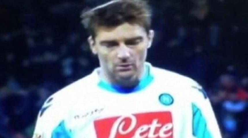 De Sanctis'i bu g&ouml;r&uuml;nt&uuml; yaktı! (Video)