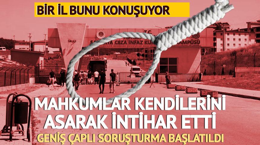 Cezaevindeki iki mahkum kendini astı! Tutukluluk sebepleri belli oldu