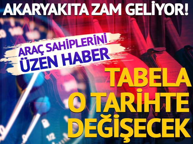 Akaryakıta zam geliyor! Araç sahiplerini üzen haber
