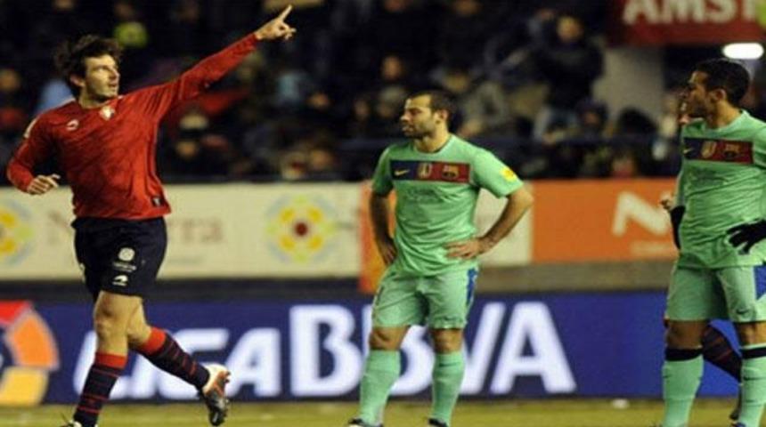 Barcelona zirve yarışında ağır darbe (Video)