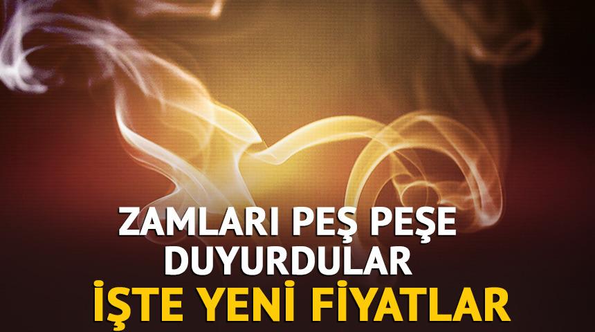 Sigaraya zam! Peş peşe açıkladılar... İşte son fiyatlar