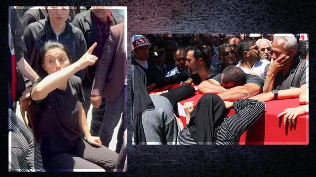 Şehit cenazesine damga vuran an: "AK Partili kimseyi istemiyorum!"